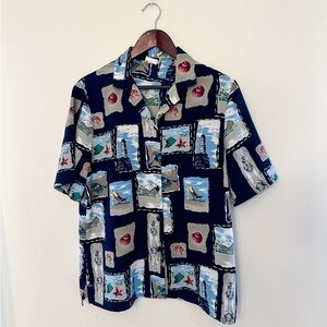 Vintage Men’s Novelty Beachy Shirt